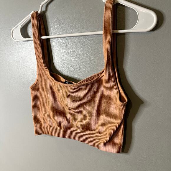 Zara Women's xs Ribbed crop tank - Picture 2 of 5